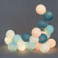 Lampki Aqua  35 szt. Cotton Ball Lights