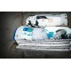 Blanket for Preschooler, size 110x130, 4 colours of Minky Fleece, Blanket Story